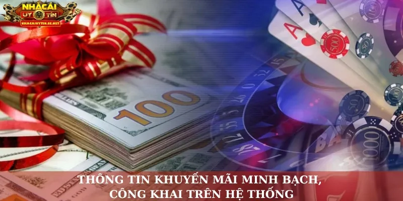 Thông tin khuyến mãi minh bạch, công khai trên hệ thống