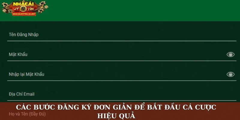 Các bước đăng ký