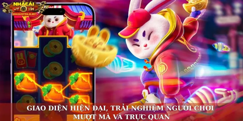 Giao diện hiện đại, trải nghiệm người chơi mượt mà và trực quan