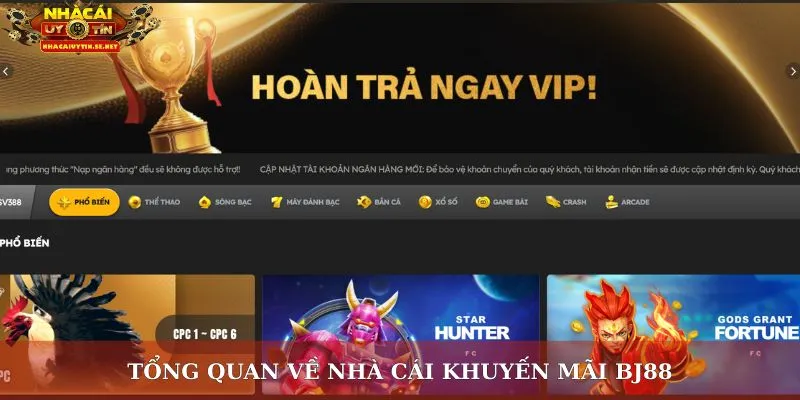 Khuyến Mãi BJ88 – Khám Phá Nhà Cái Khuyến Mãi Hot Nhất 2025 2 Tổng quan về nhà cái khuyến mãi BJ88